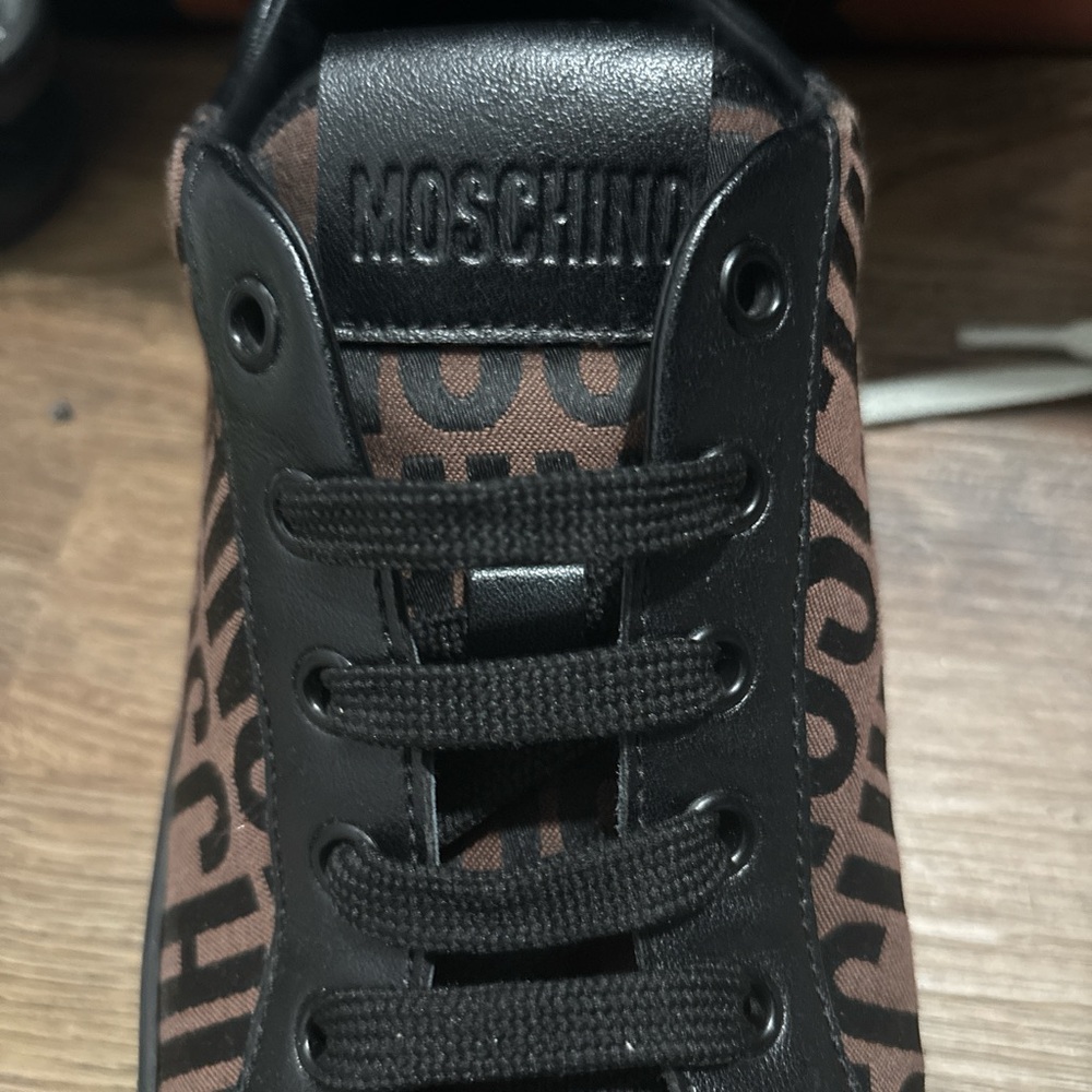 Moschino Brown and Black Sneakers